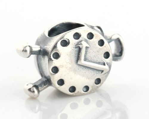 Clock alarm - charm, bead
